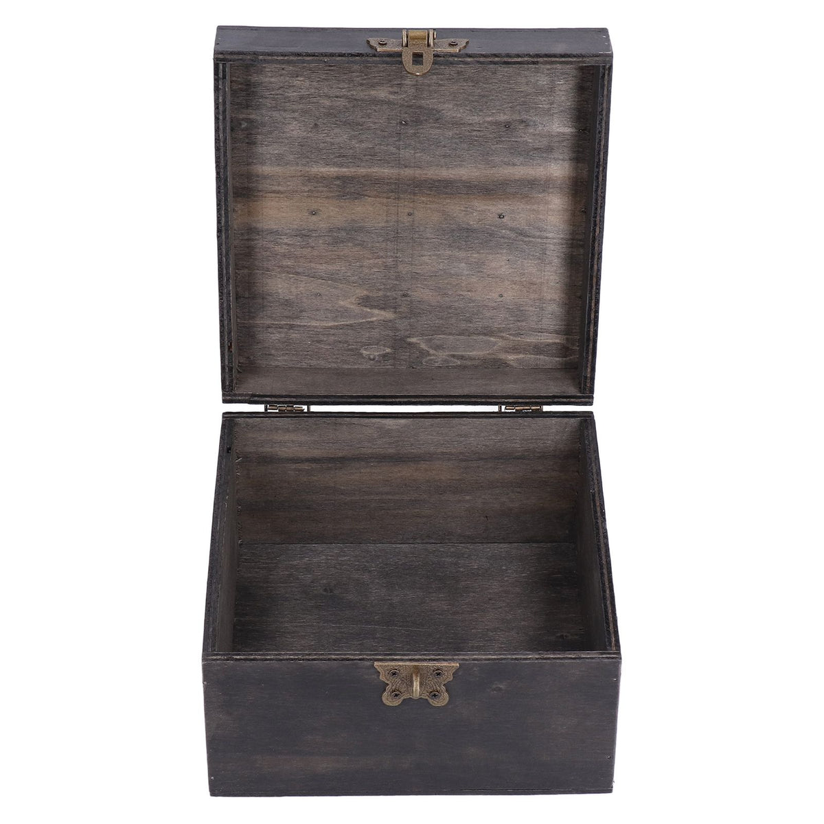 Treasure Props Storage Box with Password Lock Retro Wooden Storage Box for Home Living Room