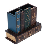 Retro Style Pencil Holder Pen Cup Desktop Storage Organizer Decoration for Home Office - Top-Down View