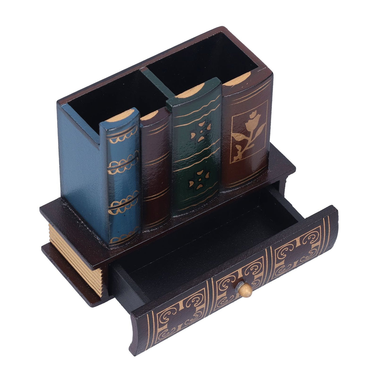 Retro Style Pencil Holder Pen Cup Desktop Storage Organizer Decoration for Home Office