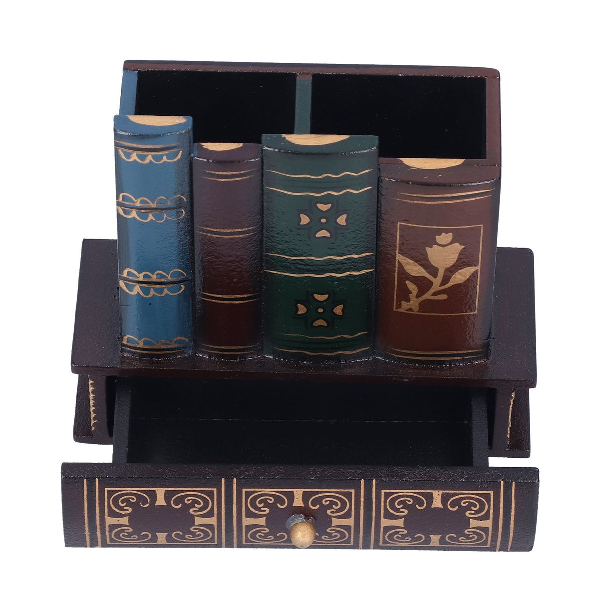 Retro Style Pencil Holder Pen Cup Desktop Storage Organizer Decoration for Home Office