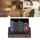 Retro Style Pencil Holder Pen Cup Desktop Storage Organizer Decoration for Home Office