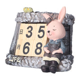 Innovative Rabbits Cabin Calendar Decorative TV Cabinet Decoration for Wedding Home Desktop