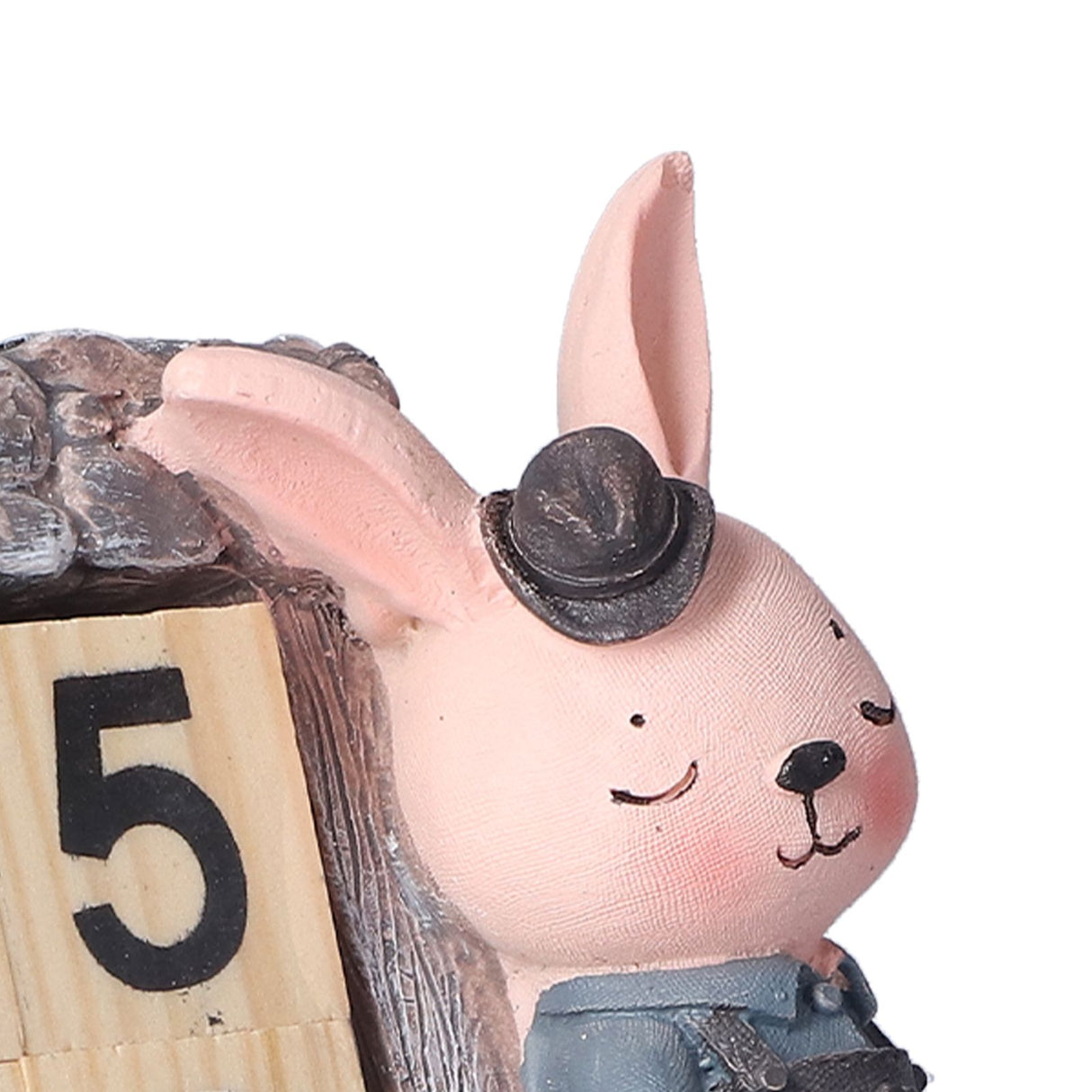 Innovative Rabbits Cabin Calendar Decorative TV Cabinet Decoration for Wedding Home Desktop