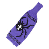2Pcs Wine Bottle Cover Knitted Champagne Bottle Bag Table Decoration for Home Coffee Shop - 45-Degree Angle
