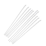 14mm Octagonal Bead String Acrylic Crystal Pearl Chains for Birthday Wedding PartyTransparent 10 Strips