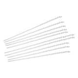 14mm Octagonal Bead String Acrylic Crystal Pearl Chains for Birthday Wedding PartyTransparent 10 Strips - Extra Image