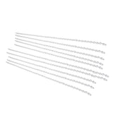 14mm Octagonal Bead String Acrylic Crystal Pearl Chains for Birthday Wedding PartyTransparent 10 Strips