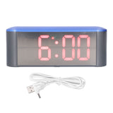 Digital Alarm Clock Stylish Exquisite LED Large Display Electronic Household Desktop ClockRed