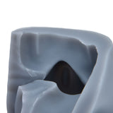 Silicone Skull Candle Mold 3D Skull Head Mold with Rubber Rings for Home Cake Decoration - Extra Image