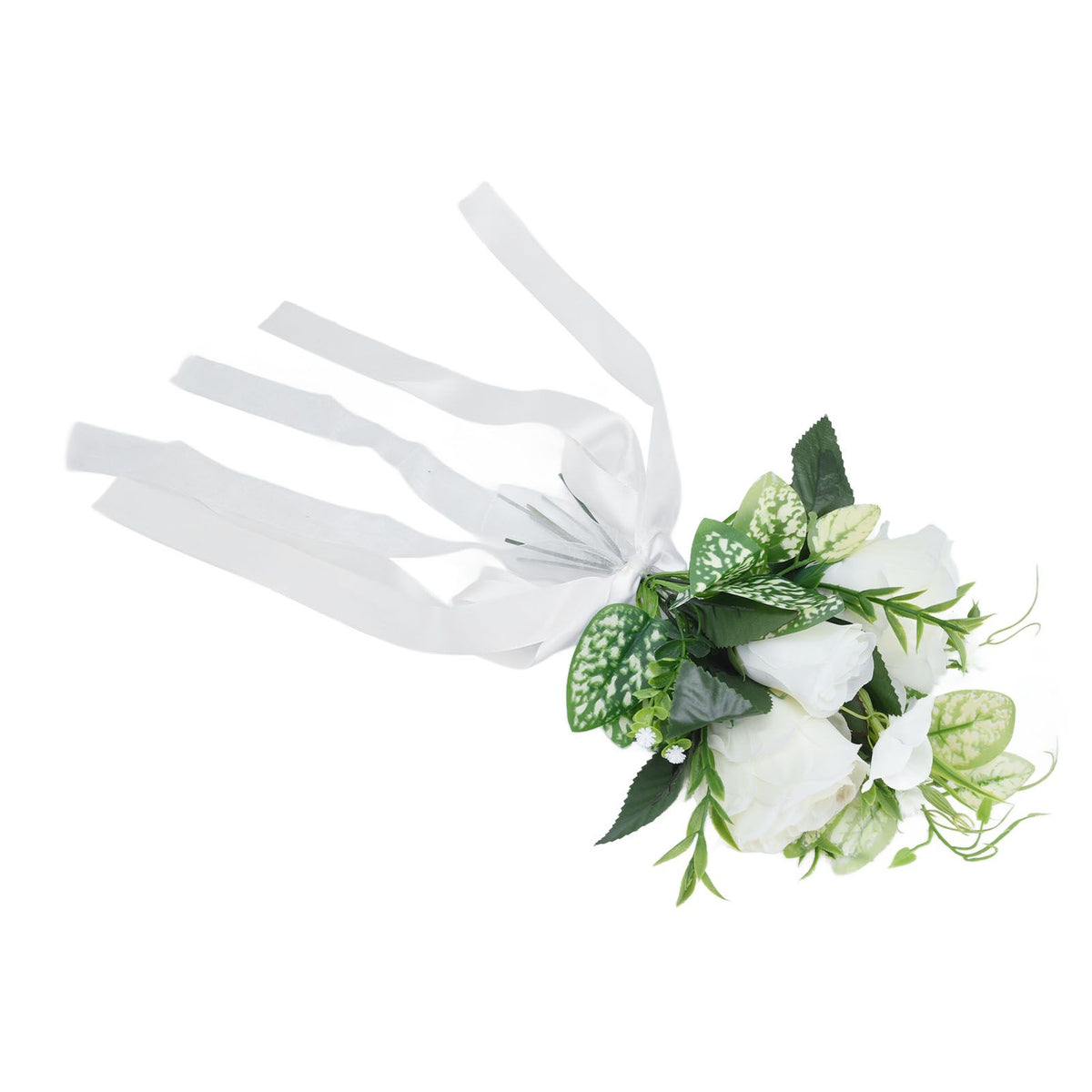 Wedding Aisle Chair Decorations Artificial Chair Flowers with Drapery for Party Photography Wedding