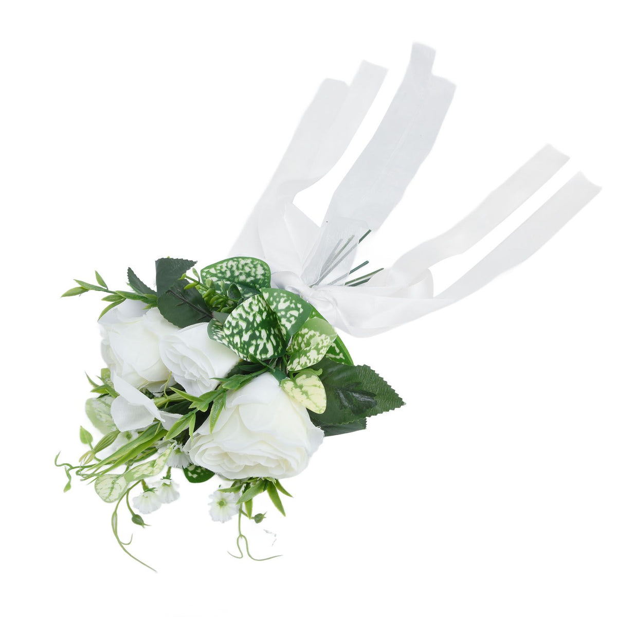 Wedding Aisle Chair Decorations Artificial Chair Flowers with Drapery for Party Photography Wedding
