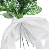Wedding Aisle Chair Decorations Artificial Chair Flowers with Drapery for Party Photography Wedding - Extra Image