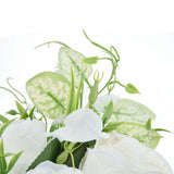 Wedding Aisle Chair Decorations Artificial Chair Flowers with Drapery for Party Photography Wedding - Extra Image