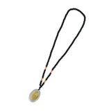 5Pcs Amulet Pendant Multi Purpose Exquisite Workmanship Simple Stylish Appearance Safe Healthy Car Pendant for DecorBlack Beads Red Yellow Transparent Beads
