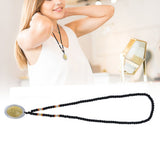 5Pcs Amulet Pendant Multi Purpose Exquisite Workmanship Simple Stylish Appearance Safe Healthy Car Pendant for DecorBlack Beads Red Yellow Transparent Beads - Extra Image
