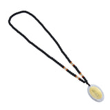 5Pcs Amulet Pendant Multi Purpose Exquisite Workmanship Simple Stylish Appearance Safe Healthy Car Pendant for DecorBlack Beads Red Yellow Transparent Beads