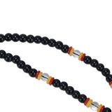 5Pcs Amulet Pendant Multi Purpose Exquisite Workmanship Simple Stylish Appearance Safe Healthy Car Pendant for DecorBlack Beads Red Yellow Transparent Beads - Extra Image