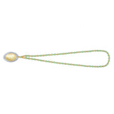 5Pcs Amulet Pendant Multi Purpose Exquisite Workmanship Simple Stylish Appearance Safe Healthy Car Pendant for DecorEmerald Green Big Bead Small Gold Bead