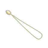 5Pcs Amulet Pendant Multi Purpose Exquisite Workmanship Simple Stylish Appearance Safe Healthy Car Pendant for DecorEmerald Green Big Bead Small Gold Bead