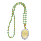 5Pcs Amulet Pendant Multi Purpose Exquisite Workmanship Simple Stylish Appearance Safe Healthy Car Pendant for DecorEmerald Green Big Bead Small Gold Bead - Extra Image