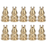 10pcs Incense Burner Gourd Shaped Brass Incense Holder for Home Office Teahouse Living Room Yoga