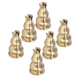 10pcs Incense Burner Gourd Shaped Brass Incense Holder for Home Office Teahouse Living Room Yoga