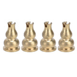 10pcs Incense Burner Gourd Shaped Brass Incense Holder for Home Office Teahouse Living Room Yoga - Rear View