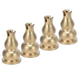 10pcs Incense Burner Gourd Shaped Brass Incense Holder for Home Office Teahouse Living Room Yoga