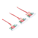 3PCS Personalized Christmas Ornament 2021 Snowman Series Family Members Name Christmas Tree Decorating - Side View