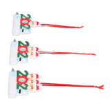 3PCS Personalized Christmas Ornament 2021 Snowman Series Family Members Name Christmas Tree Decorating