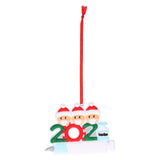 3PCS Personalized Christmas Ornament 2021 Snowman Series Family Members Name Christmas Tree Decorating - Extra Image