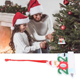 3PCS Personalized Christmas Ornament 2021 Snowman Series Family Members Name Christmas Tree Decorating - Extra Image