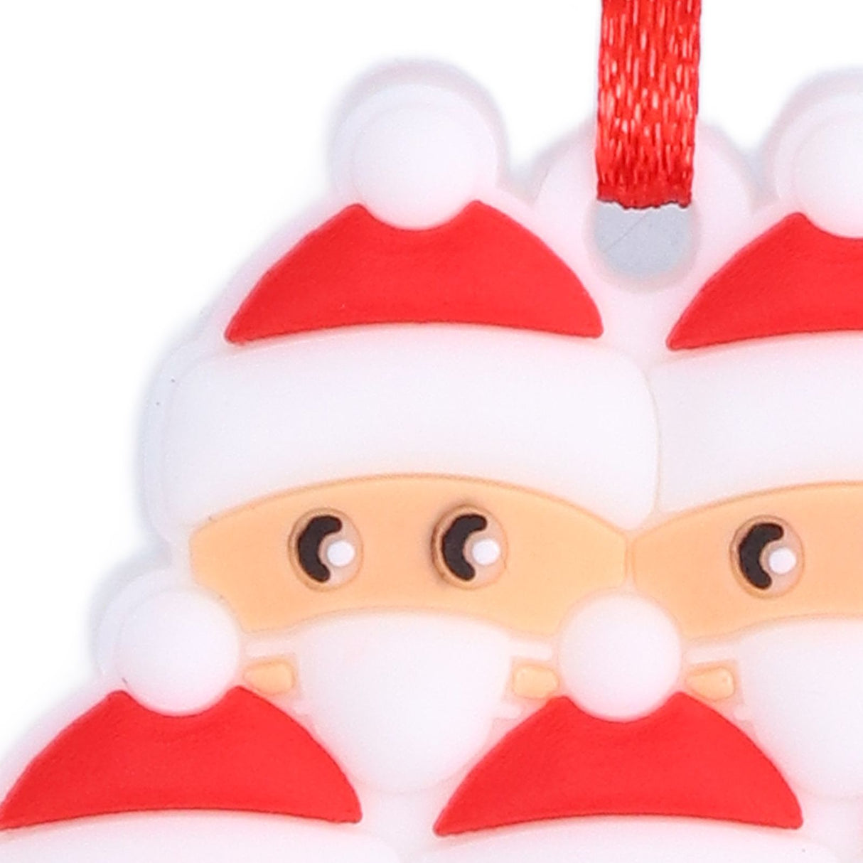 2pcs 2021 Vaccine Christmas Ornaments Hanging Personalized Christmas Tree Ornaments for Friends and FamilyFamily of Two+Seven
