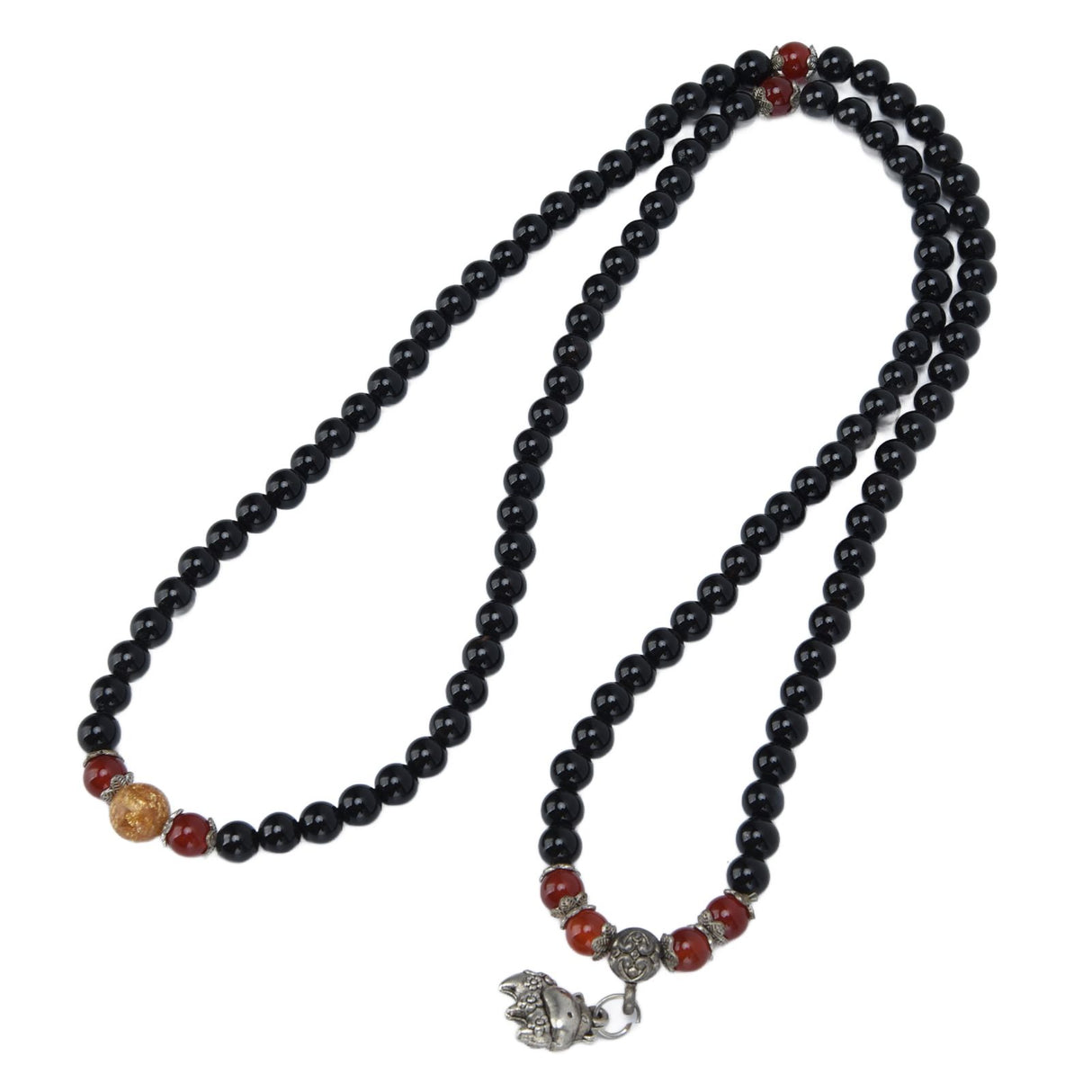 Beaded Bracelets Good Luck Natural Obsidian Bracelets for Women Men Health Wealth Money Feng Shui Jewelry