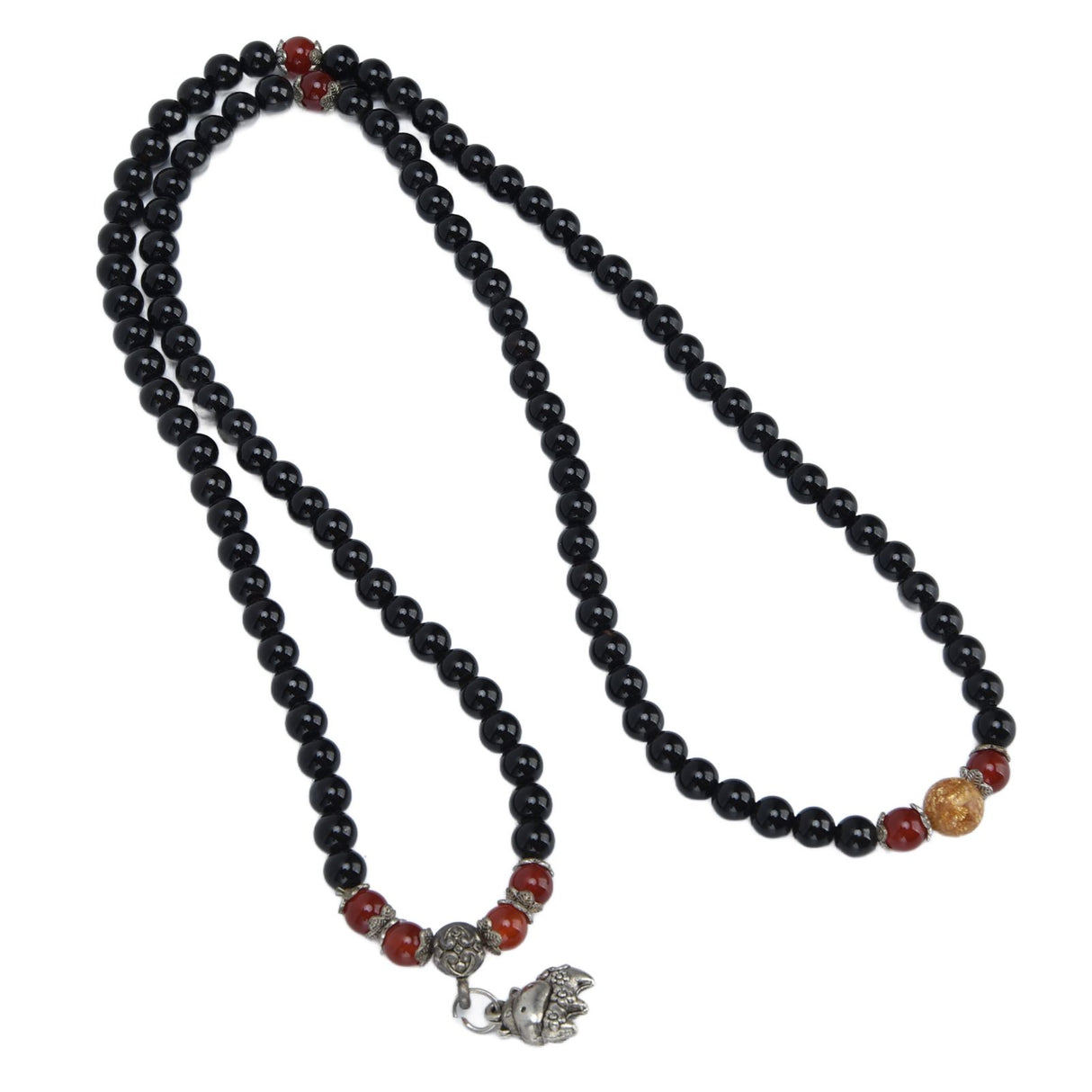 Beaded Bracelets Good Luck Natural Obsidian Bracelets for Women Men Health Wealth Money Feng Shui Jewelry