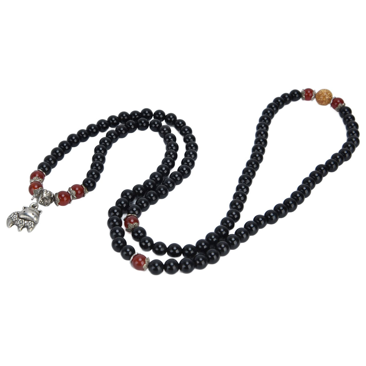 Beaded Bracelets Good Luck Natural Obsidian Bracelets for Women Men Health Wealth Money Feng Shui Jewelry