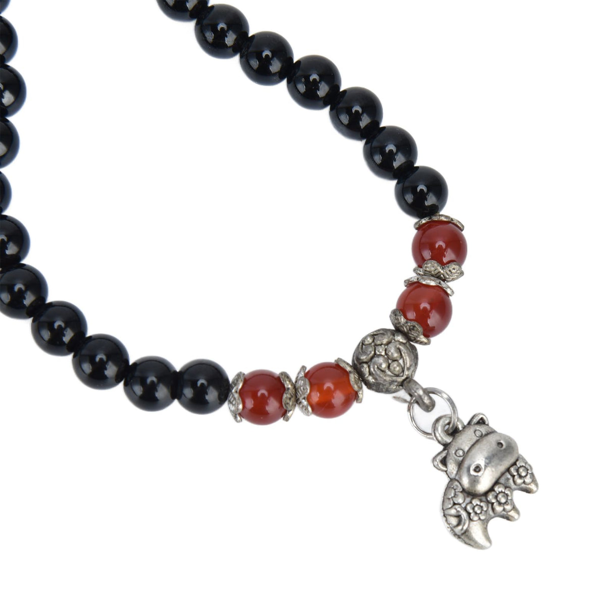 Beaded Bracelets Good Luck Natural Obsidian Bracelets for Women Men Health Wealth Money Feng Shui Jewelry