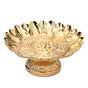 Fruit Tray Retro Style Flat Glossy Durable Alloy Decorative Plate for Temples Sacrifices Home Decoration