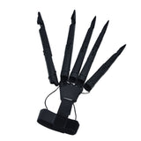 Halloween Articulated Fingers 3 Dimensions Printed Articulated Finger Extensions for Halloween Party CosplayBlack Right Hand