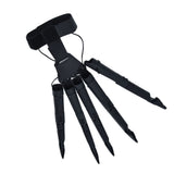 Halloween Articulated Fingers 3 Dimensions Printed Articulated Finger Extensions for Halloween Party CosplayBlack Right Hand