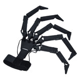 Halloween Articulated Fingers 3 Dimensions Printed Articulated Finger Extensions for Halloween Party CosplayBlack Right Hand - Low Angle