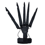 Halloween Articulated Fingers 3 Dimensions Printed Articulated Finger Extensions for Halloween Party CosplayBlack Right Hand - Extra Image