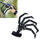 Halloween Articulated Fingers 3 Dimensions Printed Articulated Finger Extensions for Halloween Party CosplayBlack Right Hand - Extra Image
