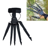 Halloween Articulated Fingers 3 Dimensions Printed Articulated Finger Extensions for Halloween Party CosplayBlack Right Hand - Extra Image