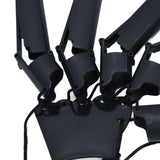 Halloween Articulated Fingers 3 Dimensions Printed Articulated Finger Extensions for Halloween Party CosplayBlack Right Hand