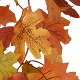 Decorative Artificial Maple Garland Fall Leaf Garland Decoration Thanksgiving Halloween Fake Maple VineTwo Leaf Maple Leaf 7 Leaf Loop - Extra Image