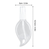 2 Pcs 50ml Travel Keychain Bottles Portable Plastic Clear Leakproof Refillable Empty Squeeze Container for Hand SoapMaple Leaf