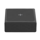 Digital Alarm Clock 3 In1 LED Desktop Digital Clock with Wireless Charging USB Power Supply for Bedroom Bedside Office