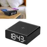 Digital Alarm Clock 3 In1 LED Desktop Digital Clock with Wireless Charging USB Power Supply for Bedroom Bedside Office - Extra Image
