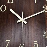 Wood Wall Clock Retro Style Quiet Silent Quartz Movement 3D Luminous Retro Wall Clock for Bedroom Office Kitchen - Extra Image